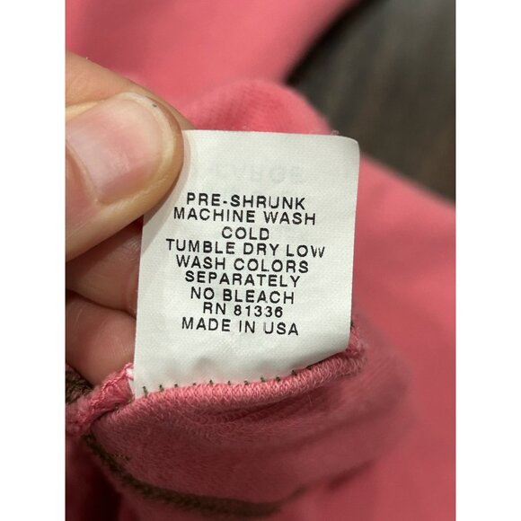 City Lights Cropped Lounge Pants Pink Sz XL Pull On Cargo Drawstring Comfort - Picture 9 of 11